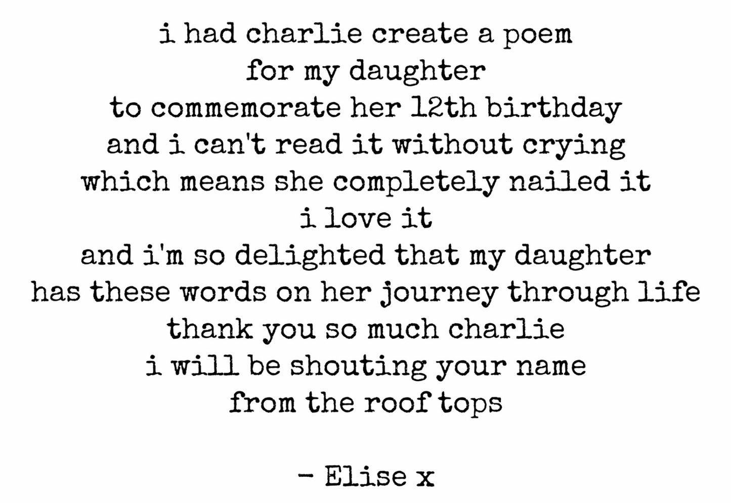 custom name poems