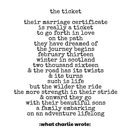 custom wedding poems