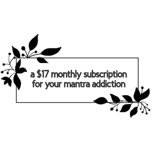 $17 monthly mirror mantra subscription magic